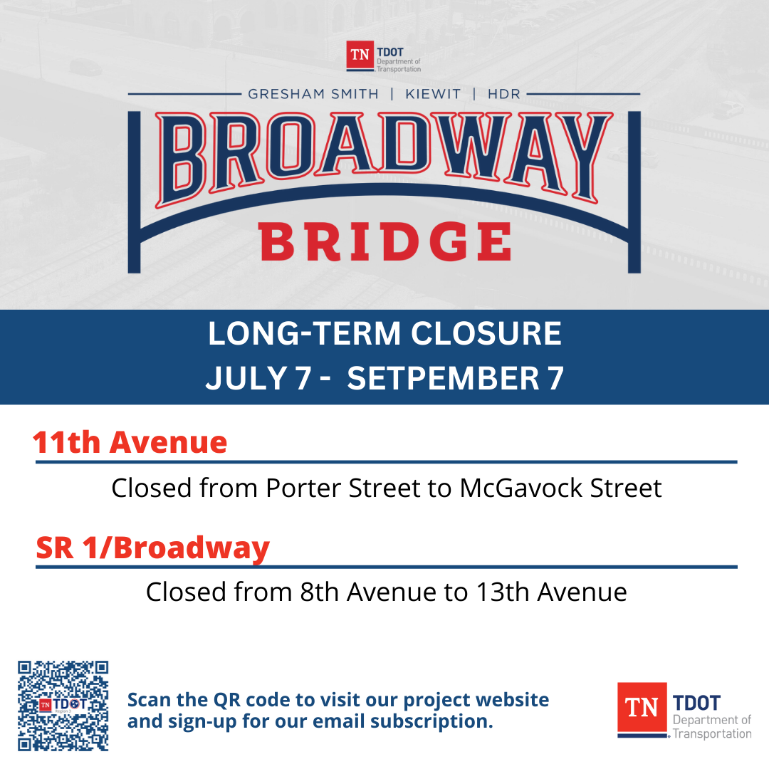 Broadway to Undergo Long Term Closure for Bridge Replacement